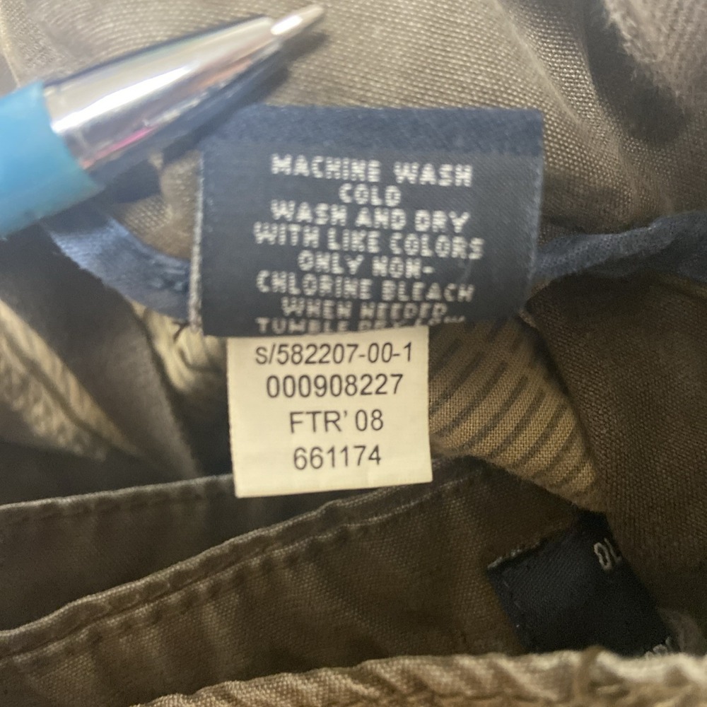 Old Navy Surplus Company Cargo Shorts Mens 36 Brown Heavy Y2K Military 2008 - Picture 11 of 11